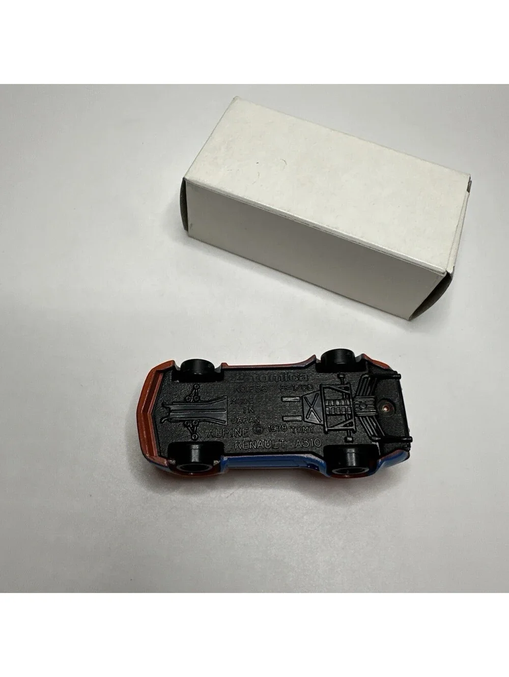Vintage Tomica Pocket Cars 1:60 Alpine Renault A310 F58 Japan 1978 FAST SHIPPING